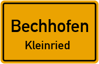 Straßenverzeichnis Bechhofen Kleinried