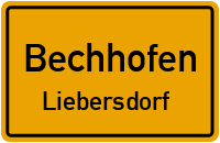 Straßenverzeichnis Bechhofen Liebersdorf