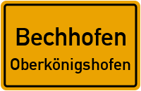 Straßenverzeichnis Bechhofen Oberkönigshofen