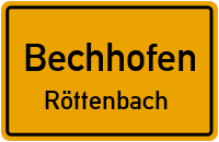 Straßen in Bechhofen Röttenbach