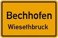 Straßen in Bechhofen Wiesethbruck
