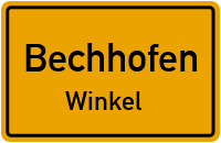 Straßen in Bechhofen Winkel
