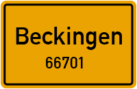 66701 Beckingen