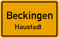 Zuckerbergstraße in BeckingenHaustadt
