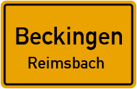 Käferweg in 66701 Beckingen (Reimsbach)