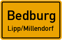 Willy-Brandt-Straße in BedburgLipp/Millendorf