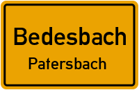 Bahnhofstraße in BedesbachPatersbach