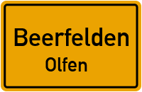Alte Straße in BeerfeldenOlfen