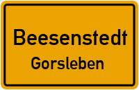 Straßen in Beesenstedt Gorsleben