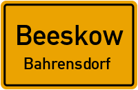 Am Bahrensdorfer See in BeeskowBahrensdorf