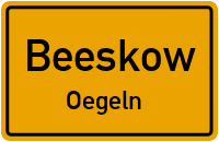 Ortsrandweg in BeeskowOegeln
