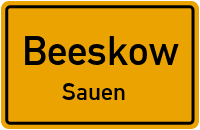 Straßen in Beeskow Sauen