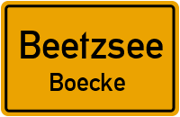 Dorfstraße in BeetzseeBoecke