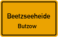 Butzower Dorfstraße in BeetzseeheideButzow