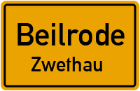 Alte Züllsdorfer Straße in BeilrodeZwethau