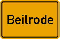 Ortsschild von Gemeinde Beilrode in Sachsen