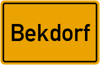 Bekdorf in Schleswig-Holstein