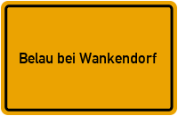 City Sign Belau bei Wankendorf