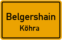 Windmühlenstraße in BelgershainKöhra