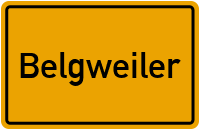 Ortsschild von Gemeinde Belgweiler in Rheinland-Pfalz