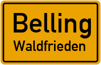 Straßen in Belling Waldfrieden