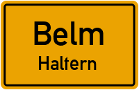 Straßenverzeichnis Belm Haltern