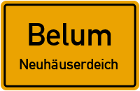 Straßen in Belum Neuhäuserdeich