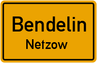 Straßen in Bendelin Netzow
