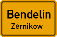 Straßen in Bendelin Zernikow