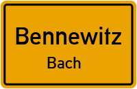 Teichstraße in BennewitzBach