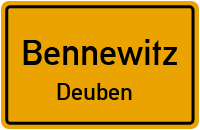 Querstraße in BennewitzDeuben