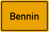 Bennin in Mecklenburg-Vorpommern