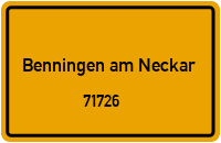 71726 Benningen am Neckar