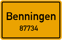 87734 Benningen