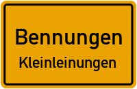 Straßen in Bennungen Kleinleinungen