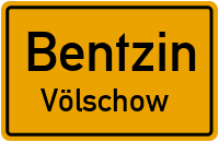 Dorfstraße in BentzinVölschow