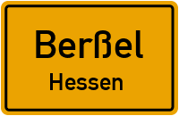 Straßen in Berßel Hessen