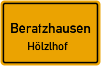 Straßenverzeichnis Beratzhausen Hölzlhof