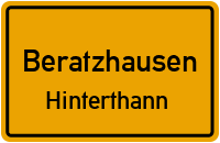 Hinterthann in 93176 Beratzhausen (Hinterthann)