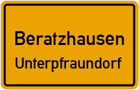 Pfarrer-Schart-Straße in BeratzhausenUnterpfraundorf