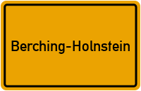 Ortsschild Berching-Holnstein