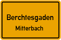 Bahnhofplatz in BerchtesgadenMitterbach
