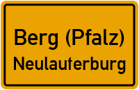 Hagenbacher Straße in Berg (Pfalz)Neulauterburg