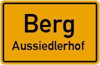 Straßenverzeichnis Berg Aussiedlerhof