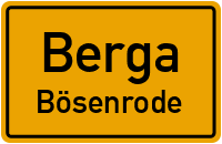 Bösenröder Weg in BergaBösenrode