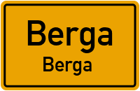 Gartenstraße in BergaBerga