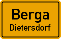 Bergstraße in BergaDietersdorf