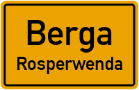 Feldweg in BergaRosperwenda