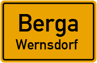 Wernsdorf Lange Straße in BergaWernsdorf