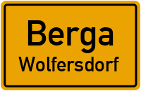Wolfersdorf Herrengasse in BergaWolfersdorf